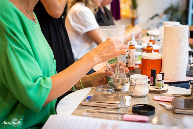 atelier fabrication de cosmétique maison à Sollies pont